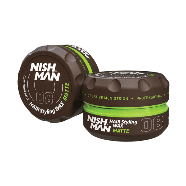 Nishman Hair Styling Matte Wax No.08