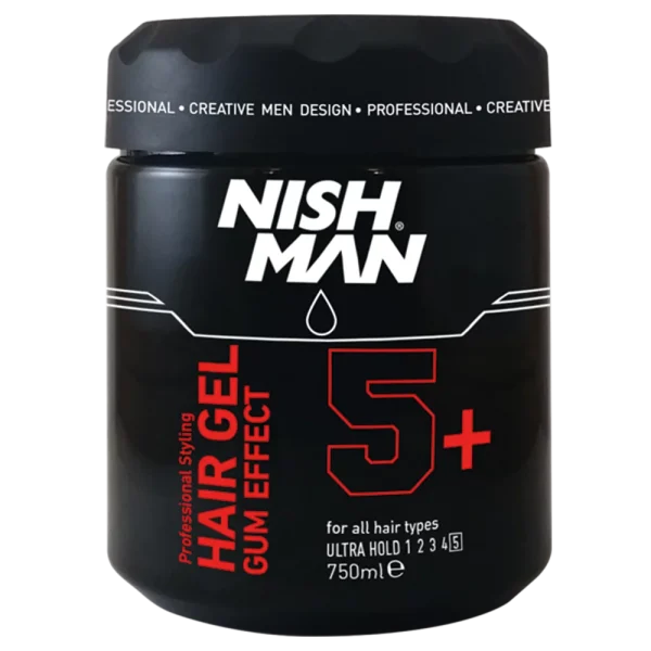Nishman Hair Gel Gum Effect 5+ ultra hold