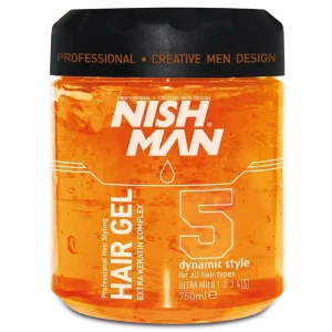 Nishman Hair Gel Dynamic Style 5- ultra hold