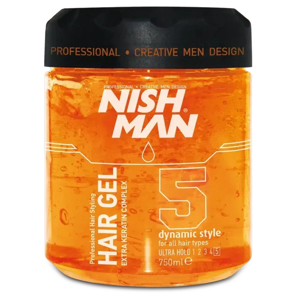 Nishman Hair Gel Dynamic Style 5- ultra hold