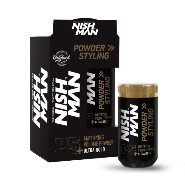 Nishman Hair Styling P5+ Mattifying Volume Powder Wax 20GR