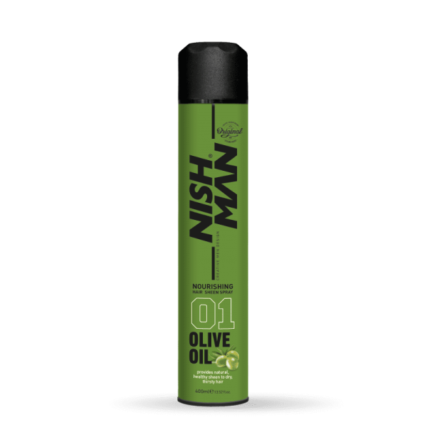 Nishman Hair Spray 01 Olive Oil Nourishing Hair Sheen Spray