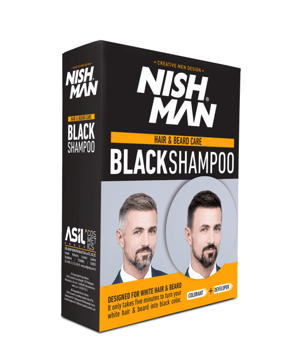 Nishman Hair & Beard Care Black Shampoo