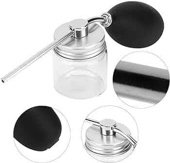 Powder Wax & Hair Fiber Applicator In Glass Form
