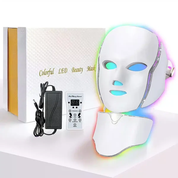 Maskë LED për fytyrë dhe qafë