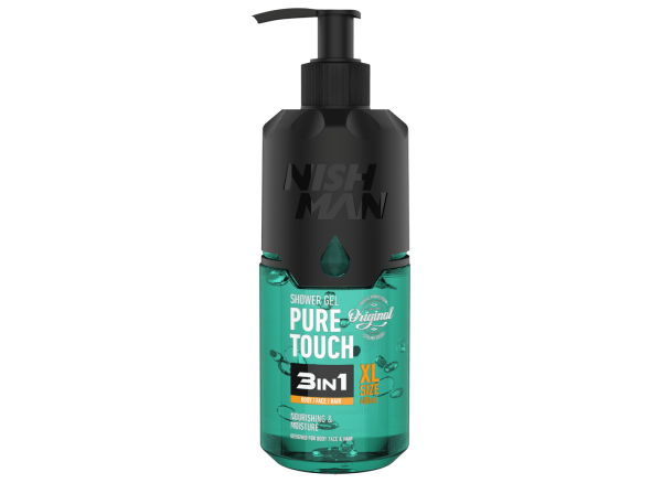 NISHMAN Shower Gel PURE TOUCH 3in1