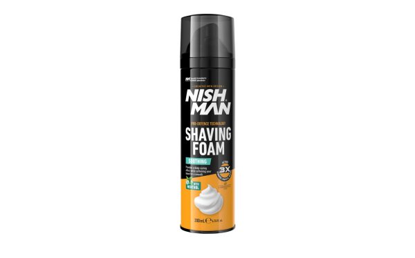 Nishman Shaving Foam Soothing Menthol 200ml