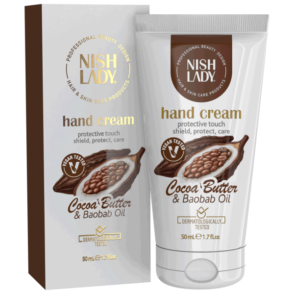 Nishlady Hand Cream Cocoa Butter Baobab Oil 50ml
